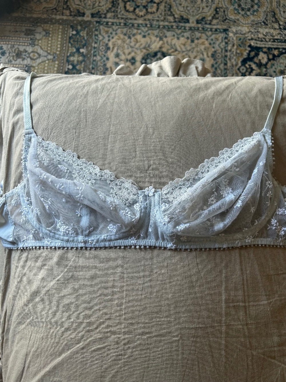 Baby Blue Lace Bralette